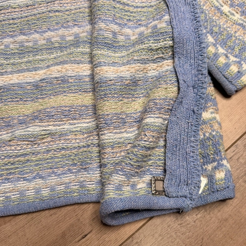 Vintage Alps Fine Womens Apparel Cardigan Sweater Made in USA Multicolor SZ-M - Picture 8 of 16